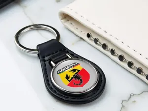Fiat Abarth Schlüsselring Personalisiert Robust Foto Limit Haptik